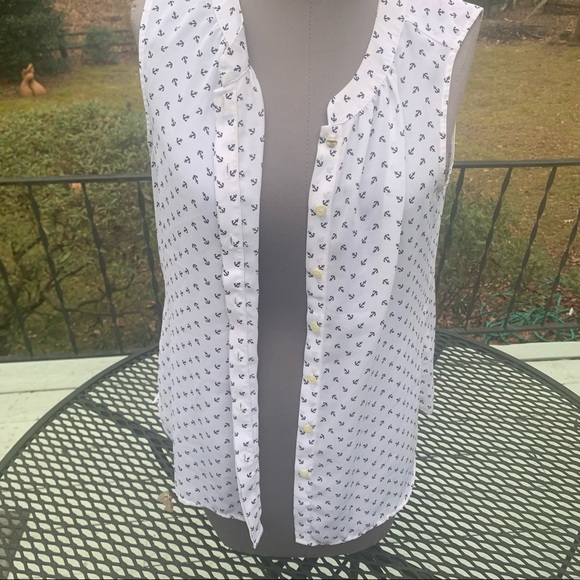 Banana Republic women’s anchor blouse 10P - Picture 6 of 9